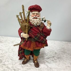 Christmas Scottish Santa music box fabriche KSA- Kurt Adler collection